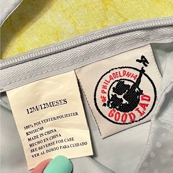 Good lad of Philadelphia pale blue party dress 12 months - Picture 4 of 5